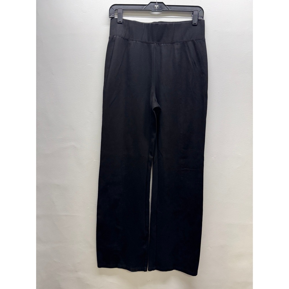 Brass Ponte Pant Womens L Black The Ponte Pant Wide Leg Elastic Waist Pockets